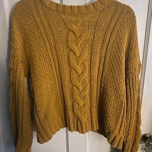 Aeropostale Sweater; yellow